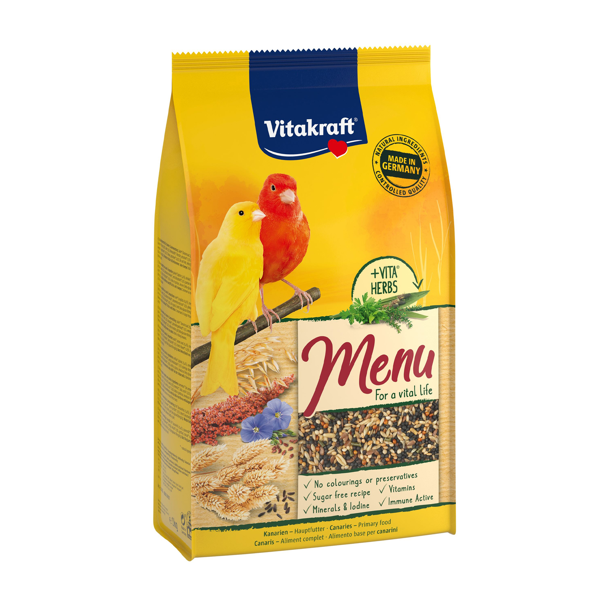 Корм для канарок Vitakraft Premium Menu, 1 кг